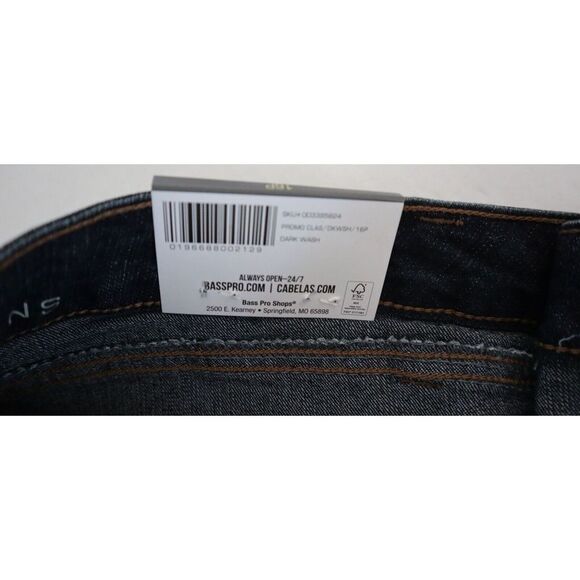 Natural Reflections Women Sz 16P Dark Wash Classic Straight Comfort Stretch Jean - Picture 3 of 7